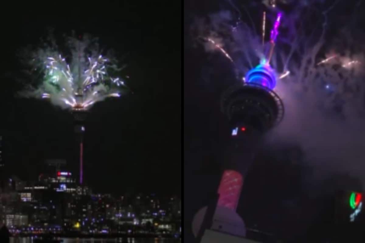 Auckland’s Fireworks Dazzle as New Zealand Celebrates New Year’s Eve
